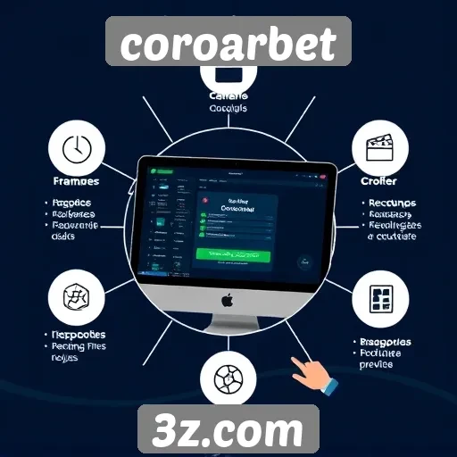 Análise das funcionalidades do site Coroarbet